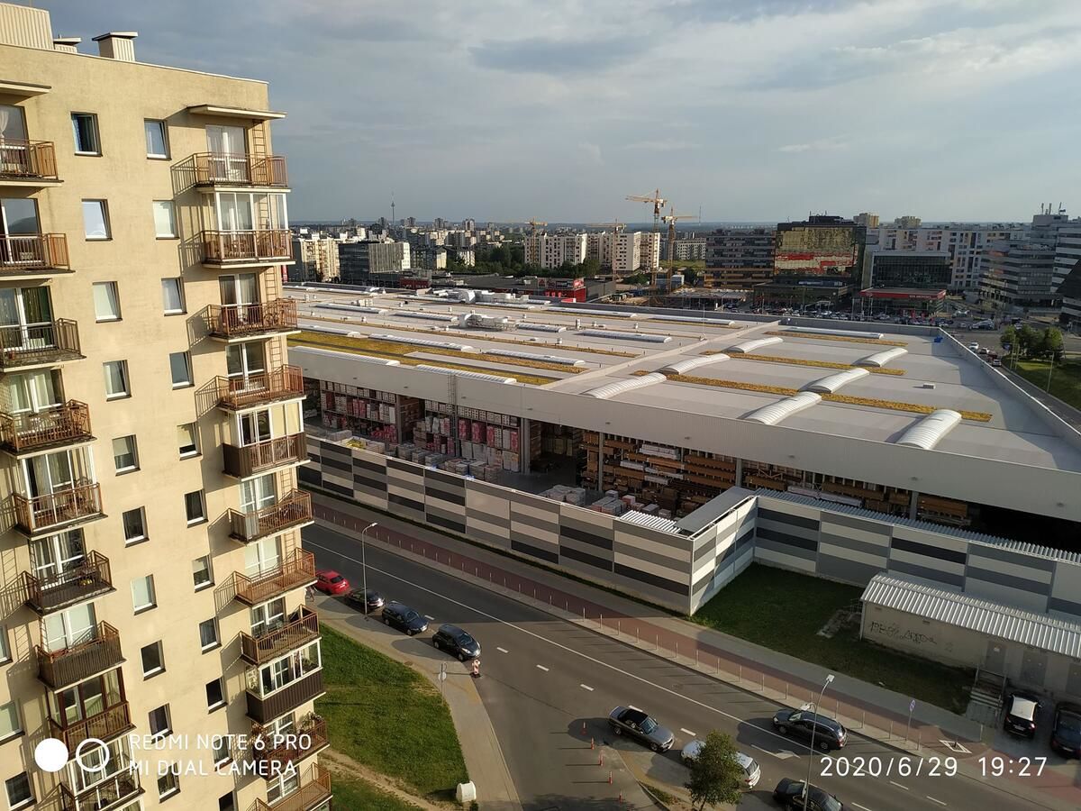 Апартаменты Apartment with a good view.Floor 11 Вильнюс